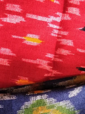 Close-up of daraayi fabric